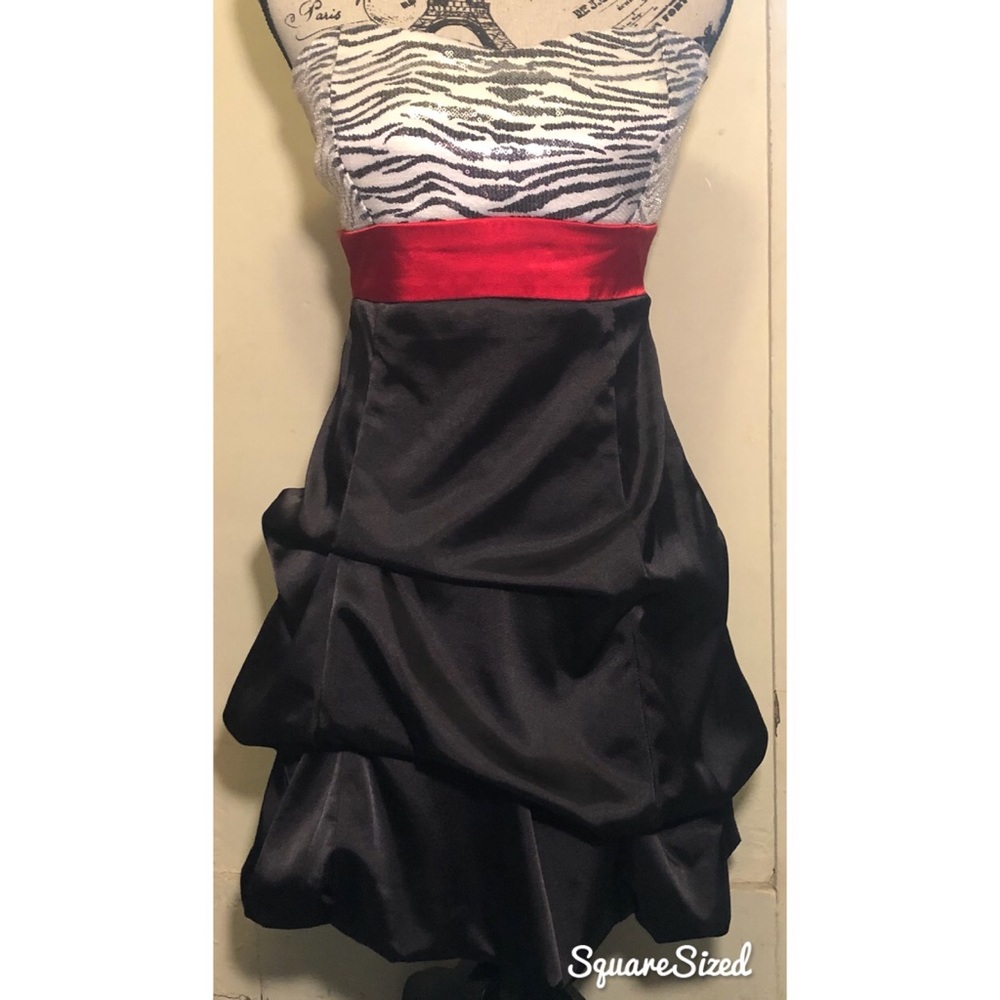 Deb short homecoming dress.